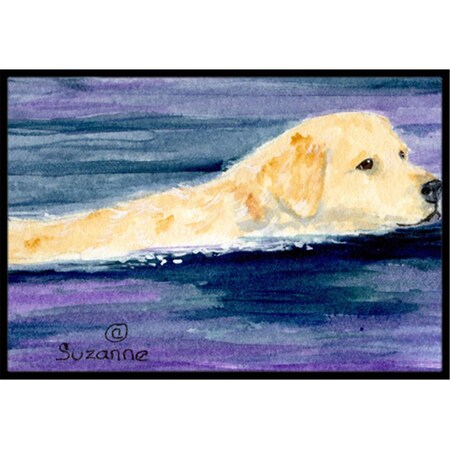 Carolines Treasures Golden Retriever Indoor Outdoor Mat - 18 x 27 in. SS8814MAT